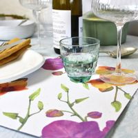 Growing Paper Orchid Place Mats